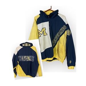 Pro Player By Daniel Young Vintage 90’s Men’s XL Michigan Pullover Jacket